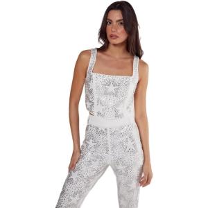 womens Tailored Star Diamante Corset Top