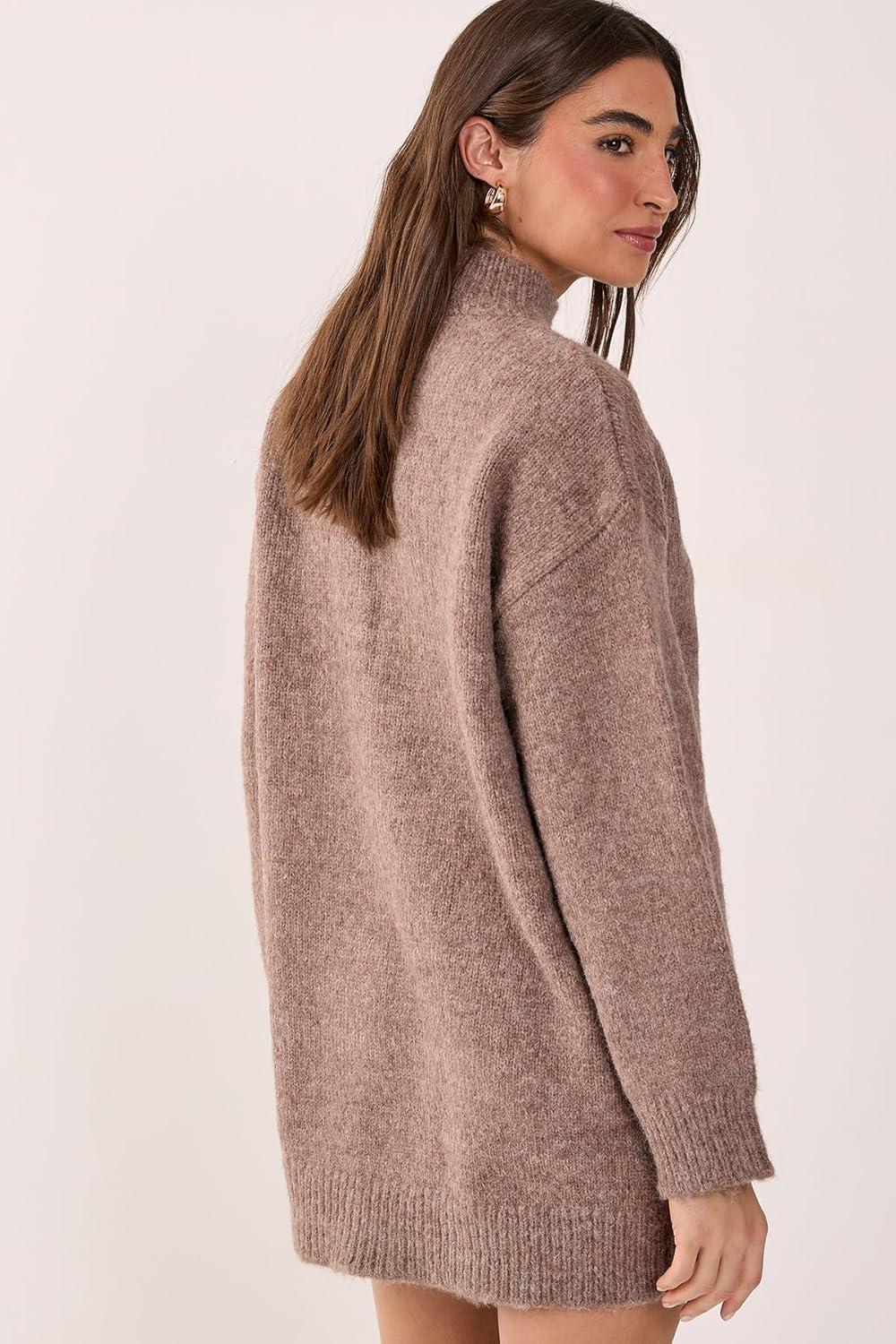 imageNasty Gal Knitted Sweater Mini Dress