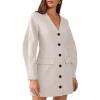 imageNasty Gal Tailored Cocoon Sleeve Button Through Mini Blazer Dress