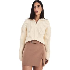 Nasty Gal Belted Split Mini Skirt(Taupe)