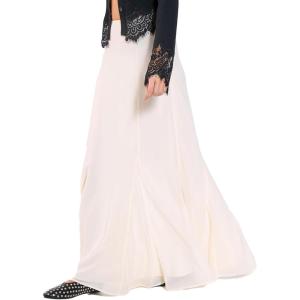 Nasty Gal Godet Floaty Maxi Skirt(Cream)