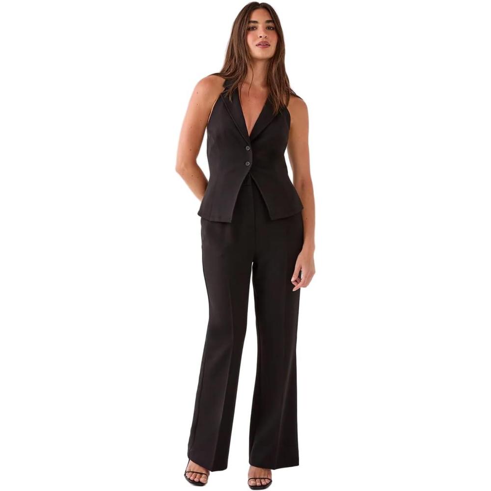 image:imageNasty Gal Tailored Seam Front Kick Flare PantsTobacco